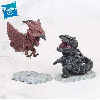 Hasbro 3-9cm 7pcs/set Godzilla mašina Triceratopsas Dinozaurai PVC Veiksmų Skaičius, Kolekcionuojamos Lėlės Modelio Vaikams Dovanų Veiksmų Žaislai