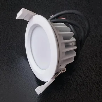20pcs 8W Pritemdomi Įleidžiamas LED Downlight, be mašinistų valdoma AC220V Vonios kambarys Vandentiekis IP65 Vandeniui LED Lubų Dėmės
