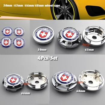 4pcs Automobilių stiliaus 45/50/65/66/68mm HRE Performance Wheels 3D logotipas Automobilių Ratų Centras Hub Bžūp Ženklelis Dulkėms apima emblema Lipdukai