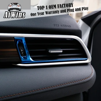 Aiwins Automobilių stilius ABS Toyota Camry 2018-2019 Oro Kondicionavimo ir Ventiliacijos Angos prietaisų Skydelio Šviesos Juostelės