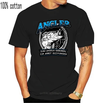 T-Shirt Žvejų Gimęs Priverstinio Darbo Žuvis Karpis Norvegija Unisex Loose Fit Tee Marškinėliai