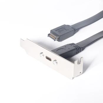 USB 3.1 Priekinis Skydelis Antraštės Tipo E M C Tipo F Plokštės Plėtimosi Kabelis Perdavimo Laidai, Įskaitant Pertvaras Dropshipping