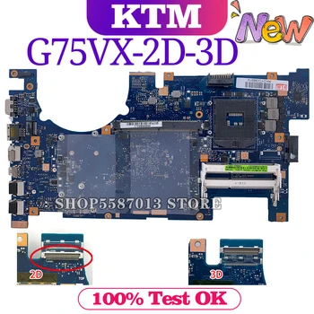Už ASUS G75VX/G75V-2D-3D-LCD nešiojamojo kompiuterio motininės plokštės bandymą GERAI