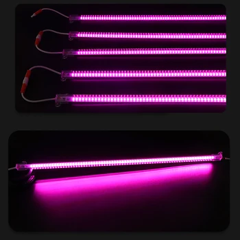 LED Grow Light 220V viso Spektro LED Juosta Lempa 7W 50cm Aukštas Šviesos Efektyvumas Phytolamp už Sodinukus Šiltnamio efektą sukeliančių Augti Palapinė