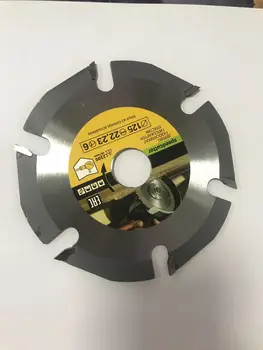 125mm 6T diskinio Pjūklo Ašmenys Multitool Šlifuoklis Pamačiau Diską Karbido Antgaliais Medienos Pjovimo Disko Drožyba Disko Geležtės Kampas Smulkintuvai
