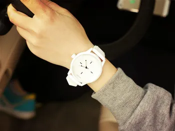 Originalus MILER Prekės ženklo Žiūrėti Mados Minkšto Silikono Dirželis Želė Kvarco Watch Laikrodis skirta Moterims Moteriški Mėgėjams Mujer Relojes