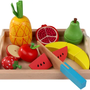 Mediniai Maisto Virtuvės Žaislai, Modeliavimo Daržovės, Vaisiai Magnetas Virtuvės Žaislai Pusryčiai Vaikų Švietimo Žaisti Žaislų Namai