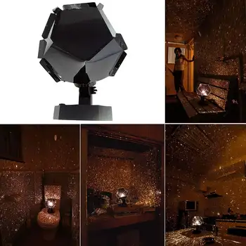 Astro Žvaigždė Danguje Lazerinis Projektorius Projekcija Naktį Šviesos Lempos Žvaigždėtą Romantiškas Dangus Miegamojo Puošmena Apšvietimo Starlight 3 Spalvų