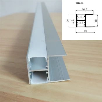 5-30pcs/daug 40inch 18mm valdybos sagtis dvipusės apšvietimas led aliuminio profilis ,12mm juostelės linijinis kanalą mediniai baldai