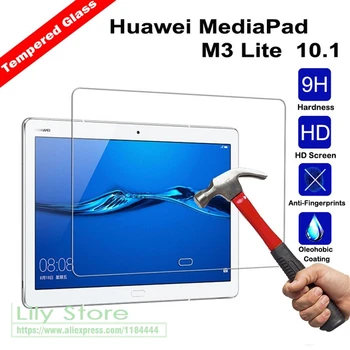 Grūdintas Stiklas Huawei MediaPad M3 Lite 10.0 10 TD-LTE BAH-L09 9H Kietumu Apsauginės Plėvelės Tablet Screen Protector