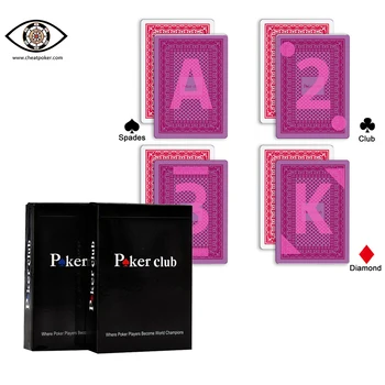 Pažymėtos kortos Infraraudonųjų spindulių kontaktiniai lęšiai, Pokerio Klubas magija gudrybės deniai, anti cheat pokerio