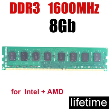 1 600mhz memoria RAM ddr3 8gb 1600 8G 8 gb / PC3-12800 atminties 4Gb 2Gb 16Gb / Projektavimo Darbai Žaidimas visi ne problema / lifetime garantija