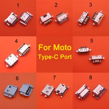 C tipo USB Įkrovimo lizdas įkroviklio Jungtis Kištukinis Dock For Motorola MOTO G6 G7 G8 Z Z2 Z3 Plus Galia Žaisti Vienas 30 Pastaba P50