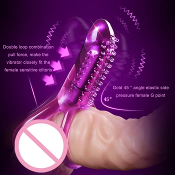 Vibratoriai Moterims Klitorio Stimuliatorius Dvigubas Strap-On Penis Purtoma Vyras Atidėti Ejakuliacija Kulka Vibratorius Masažas G Vietoje