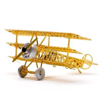 1/160 3D Metalo Įspūdį Lėktuvo Modelio Surinkimo Mini Orlaivių modelių Kūrimo Rinkiniai Asamblėjos Modeliai Kalėdų Dovanos