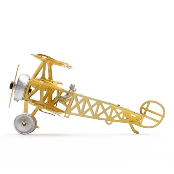 1/160 3D Metalo Įspūdį Lėktuvo Modelio Surinkimo Mini Orlaivių modelių Kūrimo Rinkiniai Asamblėjos Modeliai Kalėdų Dovanos