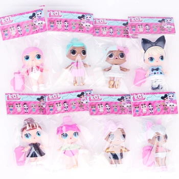 Originalus LOL Staigmena Lėlės, Žaislai, su Etikete Maišelį Aukštos Kokybės Anime Duomenys PVC LOL Lėlės Modelis, Žaislai Vaikams, Gimtadienio Dovanos