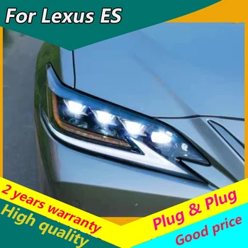 KOWELL Automobilių Optikos Už Lexus ES 2018-2019 Led žibintų, Skirta Lexus ES visi led žibintų dyanmic posūkio signalo