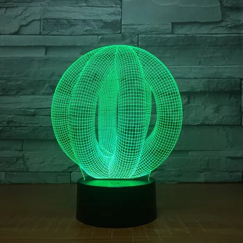 2018 m., Naujas 3D LED Lempos, Šviesa, USB Abstrakčiai Naktį Šviesos Spalvinga Lavos Lempa Vestuvių Novatoriškų Biuro Šalis Dekoro Dovana Metu