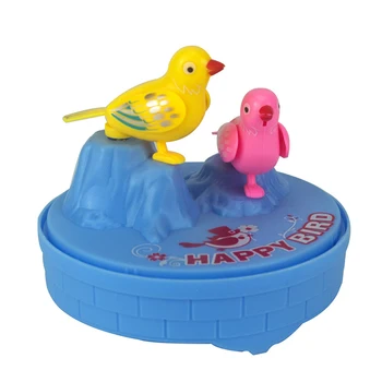 Balso Kontrolė Mini Paukštis Narve, Žaislai Vaikams Naujovė Indukcijos Žaislas Juokinga Modeliavimas Paukštis Narve Vaikams, Žaislas, Be Baterijų,