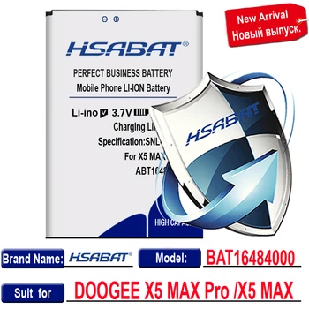 HSABAT BAT16484000 5200mAh Baterija DOOGEE X5 MAX Pro & DOOGEE X5 MAX Baterijos