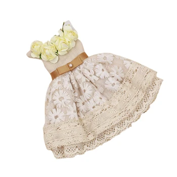 LEDINIS DBS Blyth lėlės gėlių suknelė su nėrinių drabužius licca