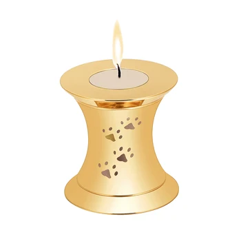 IJU049 Nerūdijančio Plieno Graviruotas Atmintį Kremavimo Žvakių Laikiklis, skirtas Pelenų Urna Laidotuves Karstas už Memorialinis Balsuokite