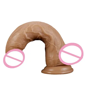 7.9x1.6 colių Sekso Žaislai Moterims, Didelis Vibratorių Tikroviškas Dildo Analinis Penis Dirbtinis Penis siurbtukas Dildo Suaugusiųjų Sekso Žaislas, skirtas Gay