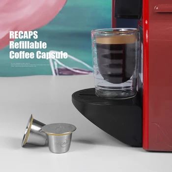 Komandų sudėties Daugkartiniai Daugkartinio naudojimo Nerūdijančio Plieno Kavos Kapsulė Pod, Nespresso pradinės Linijos Mašinos Kūrėjai