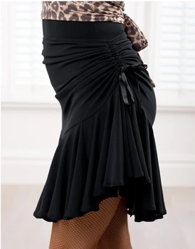 Moterų lotynų sijonas Square dance šokių sijonas juodas kūnas, sijonas sijonas traukti virvę saugos kelnes lotynų šokių sijonas