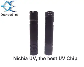 S9 Nichia UV 365nm 6W/3W 1-REŽIMO LED Žibintuvėlį, Fakelą Ultravioletinių 365nm Pinigų Aptikimo (Geriausia UV Led)