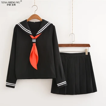 Japonijos Korėja Anime Jigoku Shojo Moterų Cosplay Kostiumų Pragarą Mergina Enma Ai Cosplay Kostiumų JK Studentų Uniformos Kostiumas Sailor
