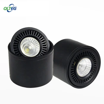 QLTEG Paviršius Sumontuotas LED Apšvietimas 360 Laipsnių Sukimosi LED Šviestuvai 5W 9W 7W 15W COB Šviestuvai AC85-265V LED Lubų Lempos
