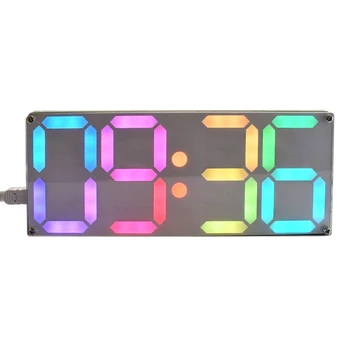 2020 Nauja, Didelė Vaivorykštės Spalvų Skaitmeninės Vamzdis DS3231 Laikrodis 