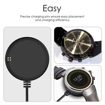 ASUS Zenwatch 3 Įkroviklį, Pakeisti Magnetinio Krovimo Doko Stotis su USB Įkrovimo Kabelis ASUS Zenwatch 3 Smart Žiūrėti