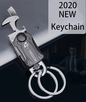 Custom graviruotas licenciją plokštelės keychain licencijos numeris asmeninį dovanų anti-pametus automobilio raktų žiedas key chain Lazerinis graviravimas