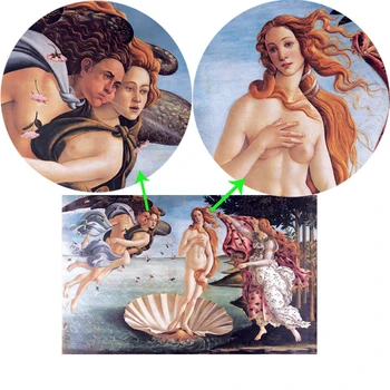 Klasikinis Botticelli Veneros Gimimas Garsaus Plakatų ir grafikos Paveikslai Tapyba Quadro Sienos Meno Nuotrauką Kambarį Cuadros