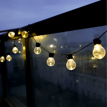6m 20 Led Vestuvių String Fėja, Kalėdų šviesos Pasaulyje LED lempučių Girlianda pasakų styginių šviesos lauko šalies sodas garliava