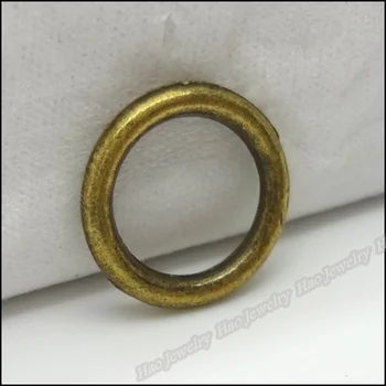 200pcs Derliaus Pakabukai Uždarytas Lituojamas šuolis žiedai, Pakabukas Antikvariniai bronzos Cinko Lydinio, Tinka Karoliai 