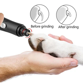 Šunelis Nagų Šlifavimo Įkraunamas USB Gyvūnų Clipper Nagų Kirpimo mašinėlės Šunų Kačių Nagų priežiūros Žoliapjovės, Mažai Triukšmo Šuo Produktus