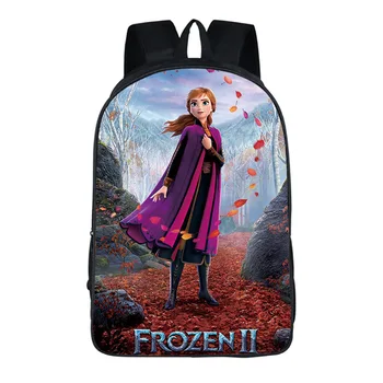 Disney Studentų Kuprinė Užšaldyti Princesė Kuprinė Moterims Mokyklos Kuprinė Vaikams Bookbag Multi-Funkcija Animacinių Filmų Spausdinti Kuprinės