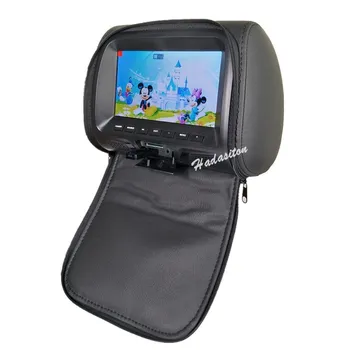 Universalus 7 colių TFT LED ekranas Automobilinis MP5 grotuvas Pogalvių monitorius AV/USB/SD įvesties/FM/Garsiakalbio/Car camera