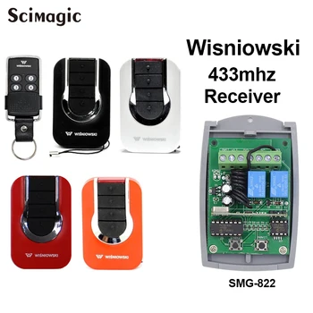 433.92 MHz Keeloq Wisniowski nuotolinio valdymo imtuvas su 2 kanalo Vartų, Garažo vartų nuotolinio valdymo pultelis