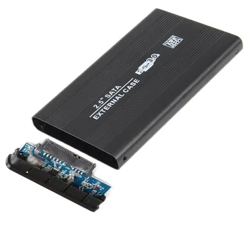 2.5 Colio HDD Case Sata į USB 3.0 Super Greitis Kietojo disko Disko Išorės Saugojimo Talpyklos HDD Dėžutė su USB Laidu Atsuktuvas naujas