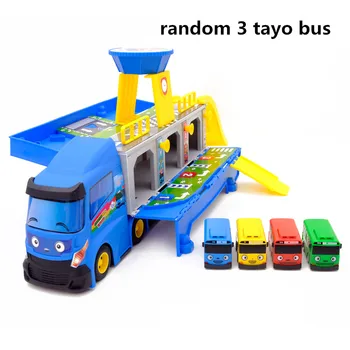 Korėjos Priekaištauti mažai autobusų vaikai surinkti, automobilių stovėjimo aikštelė sekti Lenktynių modelio žaislas oyuncak araba autobusų stotis su 2 priekaištauti automobilį