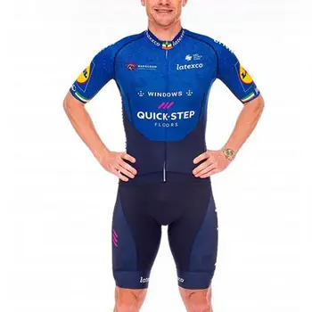 2021 ropa ciclismo maillot QUICK-STEP naujų dviračių komanda skinsuit eiti pro bike jumpsuit mens trumpas rankovės vienodai tinka lenktynių rinkiniai