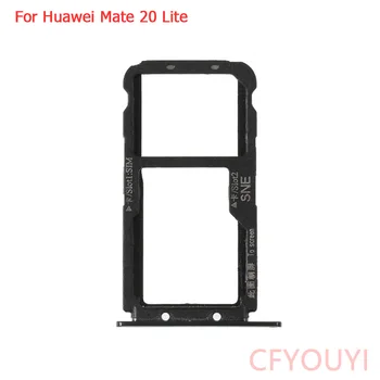 10vnt/daug Originalus Naujas Huawei Mate 20 Lite Dual SIM Kortelės Dėklas Lizdo Laikiklį Adapteris SIM Laikiklį Lizdo Dėklas