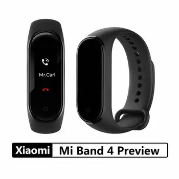 Sandėlyje Xiaomi Mi Juosta 4 Smartband 3 Spalvų Ekrano Širdies Ritmo Miband 4 Fitneso Apyrankę Bluetooth 5.0 Vandeniui