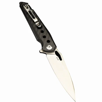 Sulankstomas peilis D2 peilis kišenėje kempingas medžioklės išgyvenimo peiliai flipper anglies pluošto rankena taktinis virtuvės lauko dovana EDC įrankis