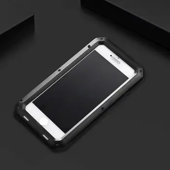 Sunkiųjų mobilusis telefonas, Metalinis Dangtelis Atveju Vandeniui atsparus Dulkėms atsparus smūgiams Bamperis Lauko pilnos Apsaugos Atveju iPhone 6 6s